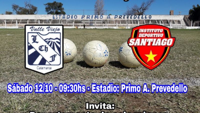 Pibes chacareros en amistosos con Instituto Santiago