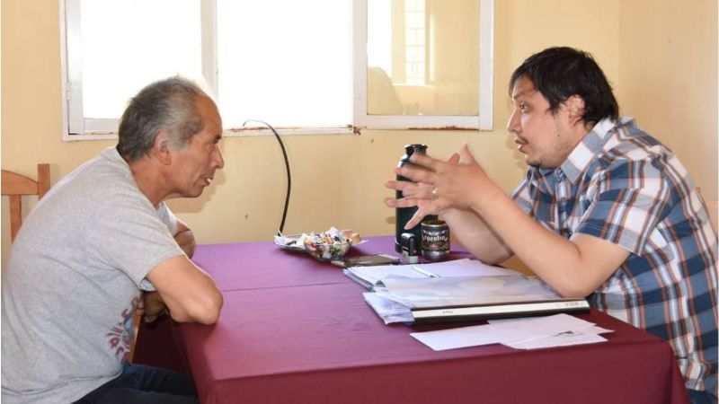 Nóblega compartió con los vecinos de Villa Luján y Costa de Reyes