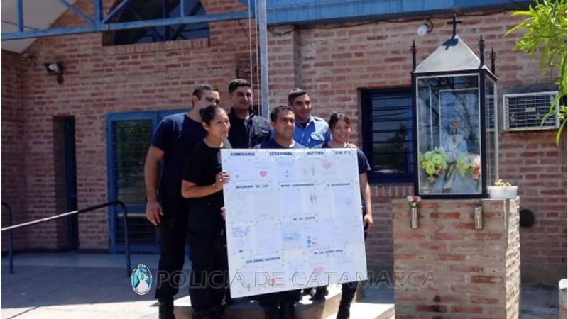 Niños que concurren a catequesis sorprendieron a policías