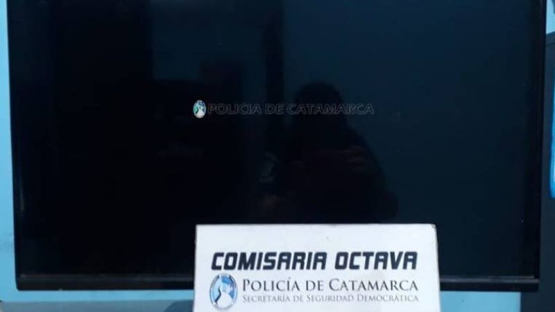 Robaron un televisor y lo abandonaron en un descampado