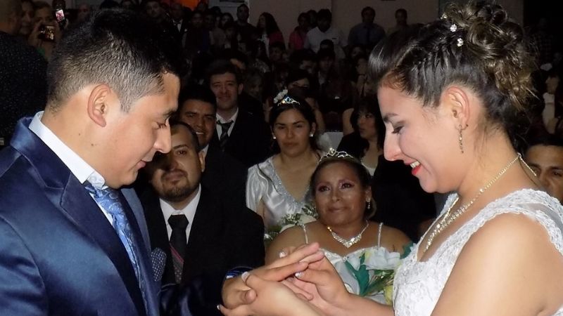 Casamientos comunitarios en la parroquia del Espíritu Santo