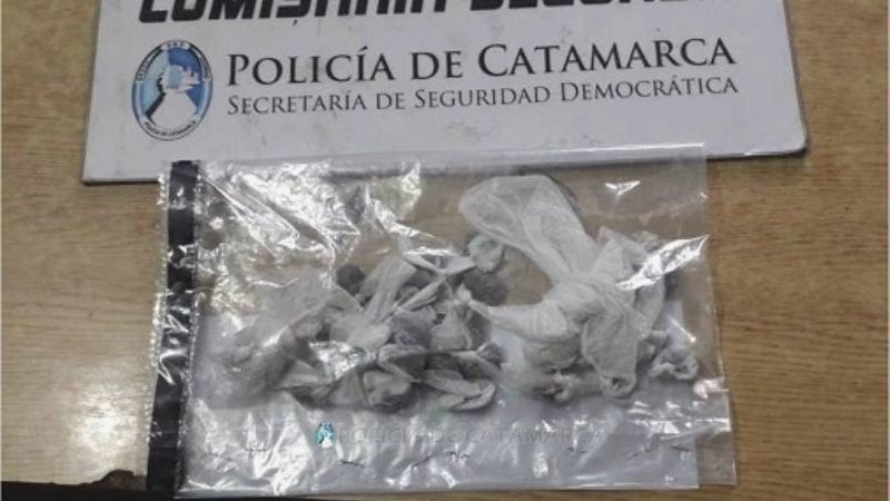 Secuestran dosis de marihuana