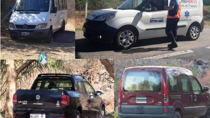 En una semana, secuestraron 272 vehículos en puestos camineros