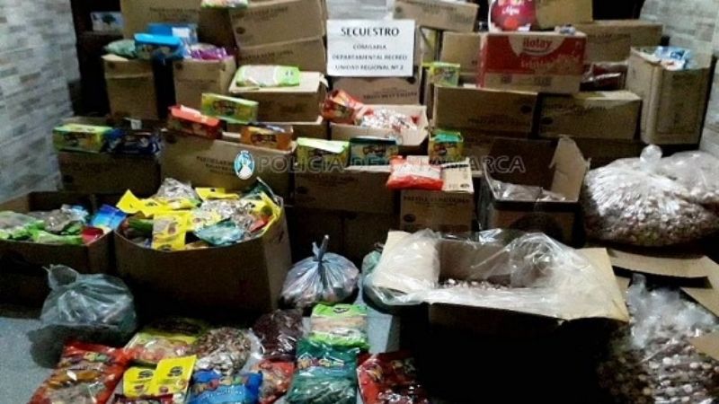 Secuestraron mercadería sustraída de Arcor