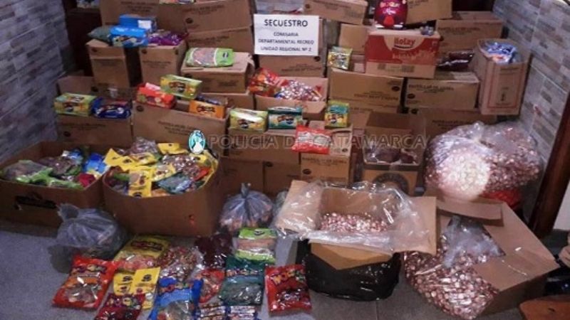 Secuestraron mercadería sustraída de Arcor