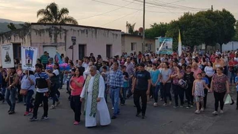 La comunidad de Paclín vive a pleno los 150 años de la parroquia