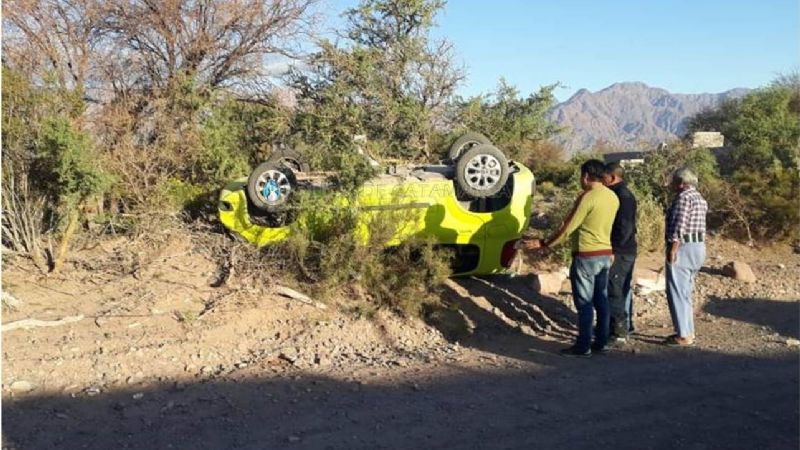 Vuelco en Fiambalá sin heridos