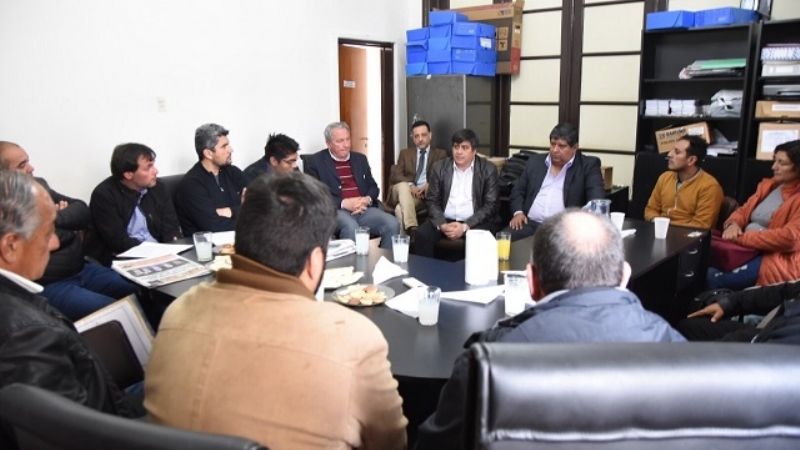 Dusso y Rivera recibieron a la Cámara de Proveedores Mineros