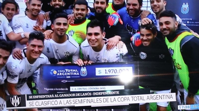 Central Córdoba (Sgo.) a las “semis” de Copa Argentina