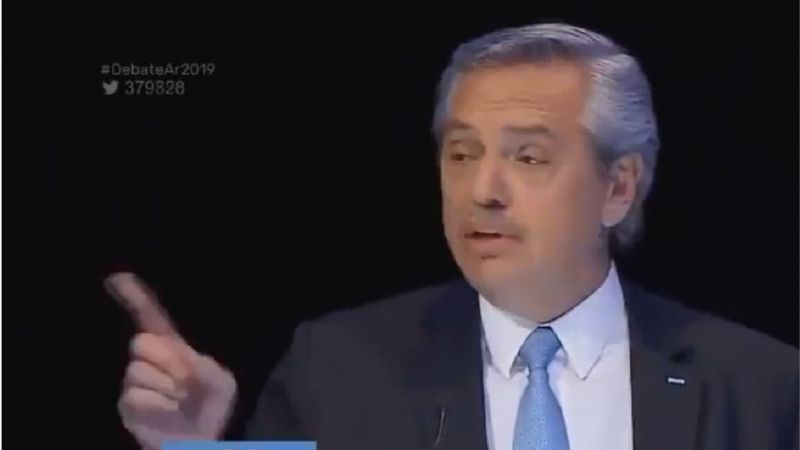 Alberto reclamó que Macri olvide su índice y se preocupe por el de inflación