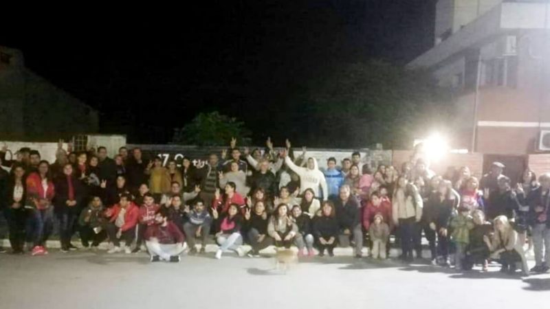 Emotiva vigilia por la Lealtad Peronista en Recreo