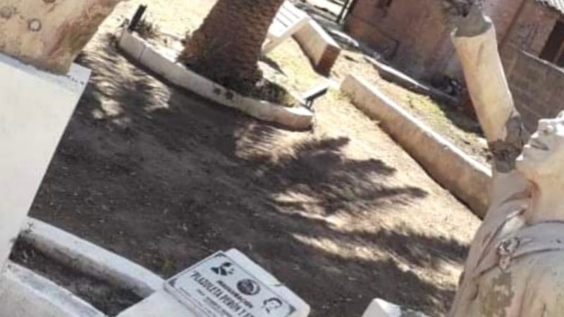 Lamentable: Atentaron contra los bustos de Perón y Evita