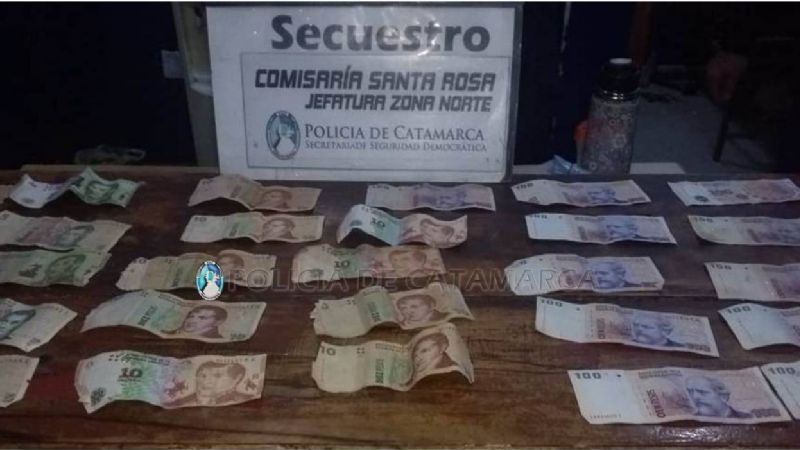 Arrestan a un joven con dinero, celulares y droga en Valle Viejo