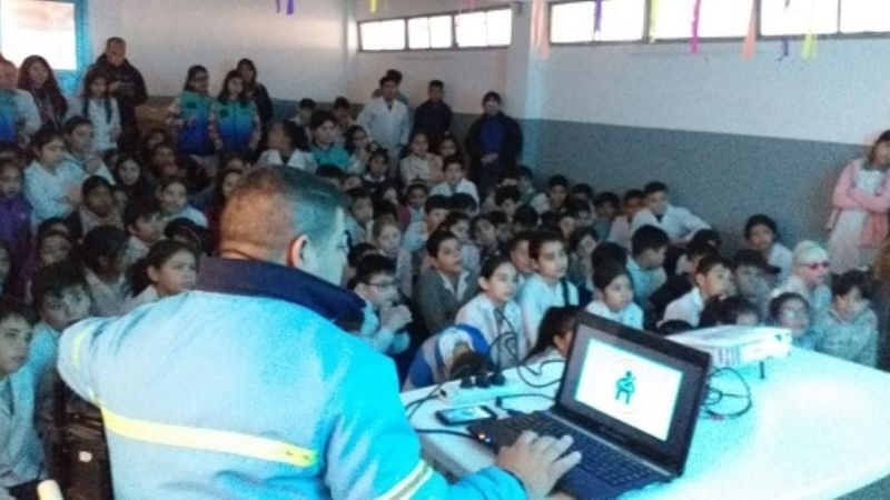 Seguridad Vial brindo capacitación en escuelas