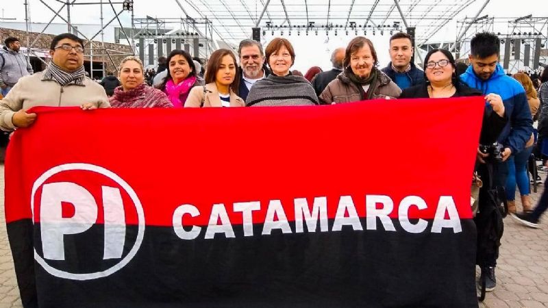 Dirigentes de Catamarca en la convención nacional del PI