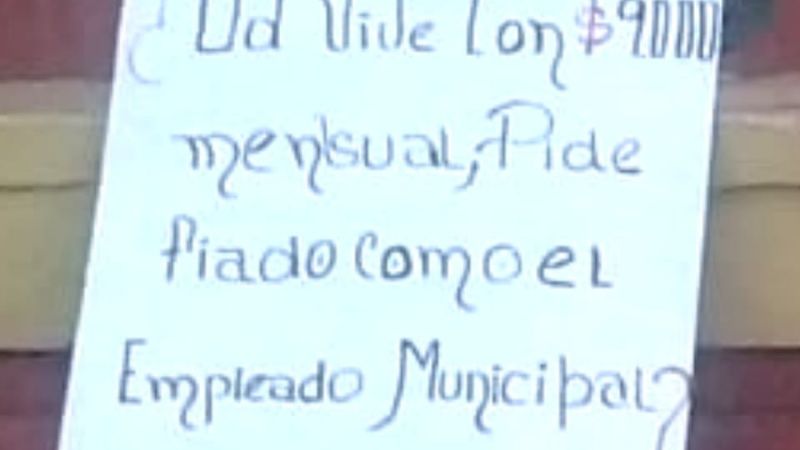 Municipales y becados con miedo a Santillán cobran “sueldos de hambre"