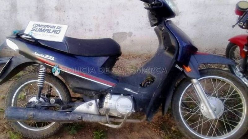 Fueron a robar lechones y dejaron una moto abandonada