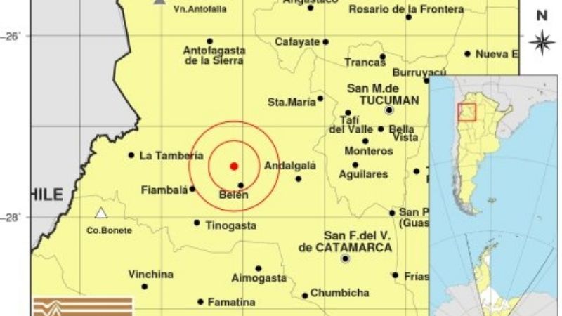 Sismo en la madrugada