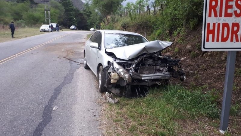 Violento accidente camino a El Rodeo