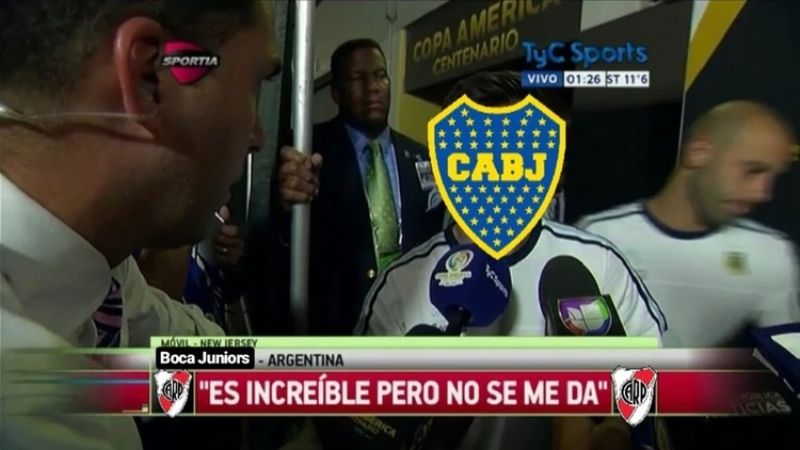 Las cargadas no podían faltar en otro superclásico