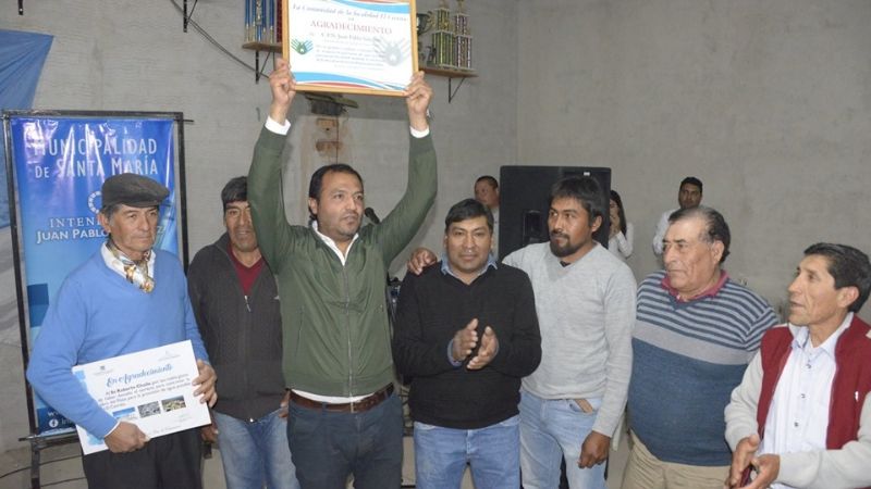Provisión de agua potable en El Cerrito y la urbanización en el acceso a barrios del Este
