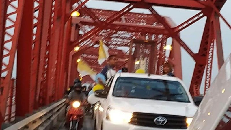La Virgen del Valle cruzó el puente carretero y llegó a comunidades rurales