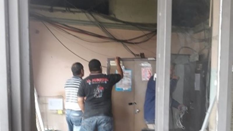 Empleado accidentado en la Legislatura fue dado de alta