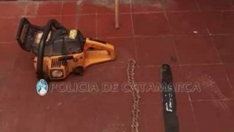 Aprehenden a un joven y recuperan una motosierra y un secarropas