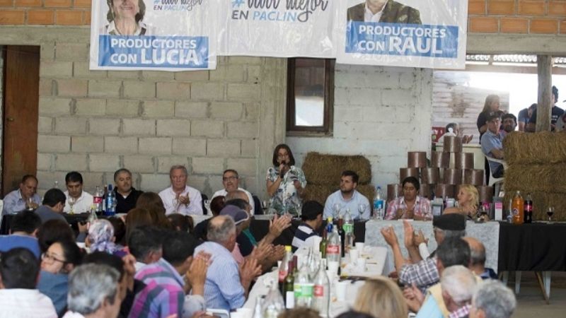 Candidatos del Frente de Todos visitaron Paclín
