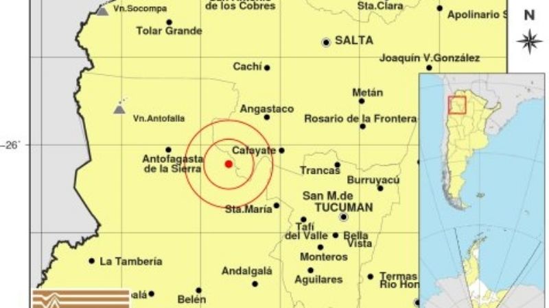 Tres temblores en la madrugada