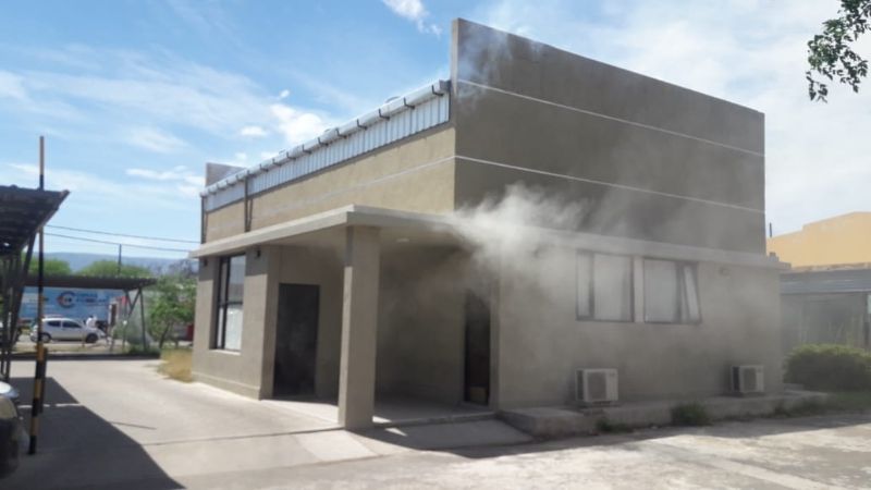 Incendio en un pabellón del CAPE