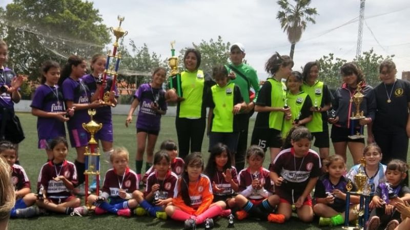 La Fiel realizó el "1er.  Torneo de Fútbol Femenino Infantil”