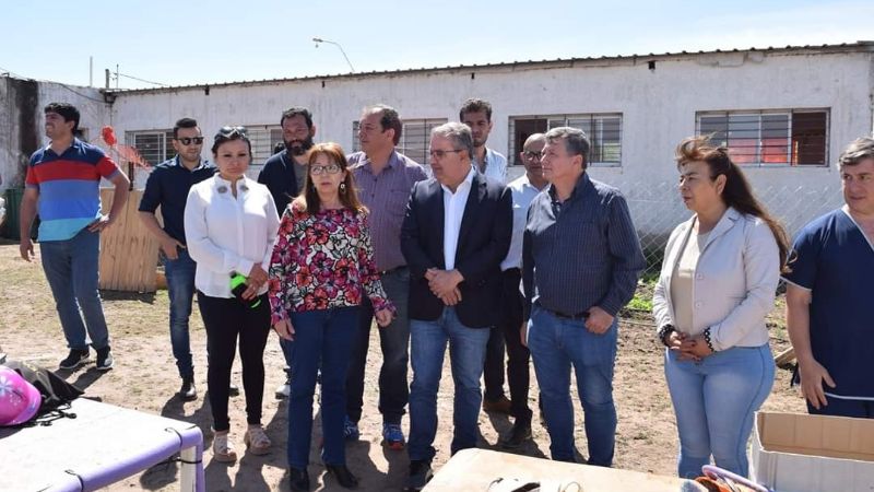 Jalil en Recreo prometió "potenciar la industria"