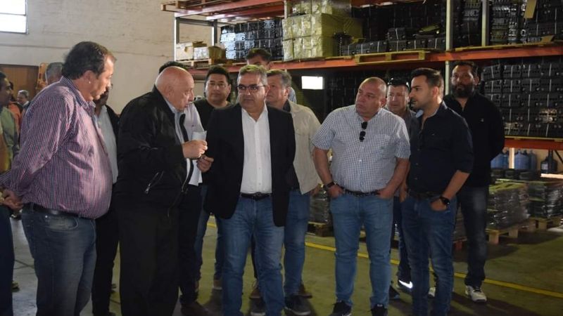 Jalil en Recreo prometió "potenciar la industria"