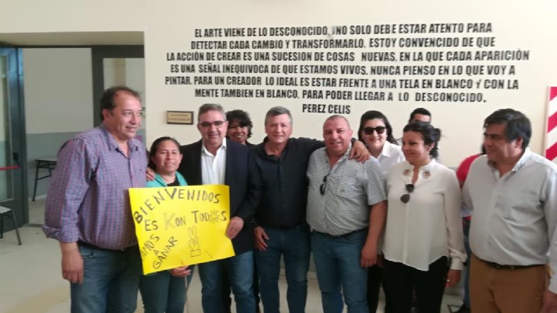 Jalil en Recreo prometió "potenciar la industria"