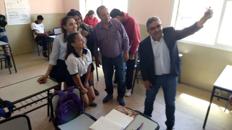 Jalil en Recreo prometió "potenciar la industria"