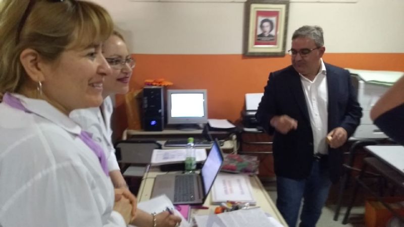 Jalil en Recreo prometió "potenciar la industria"