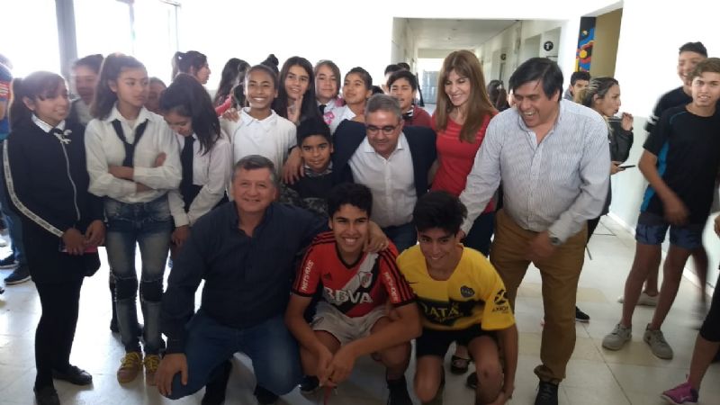 Jalil en Recreo prometió "potenciar la industria"