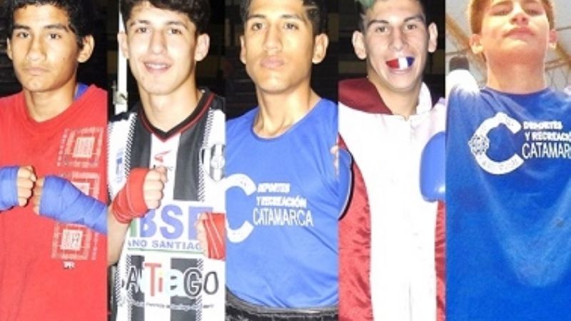 Cinco catamarqueños al Regional Juvenil de Boxeo