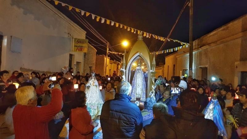 La Madre del Valle visitó por primera vez el pueblo jujeño de Tilcara