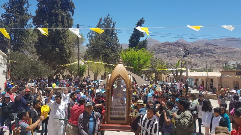 La Madre del Valle visitó por primera vez el pueblo jujeño de Tilcara