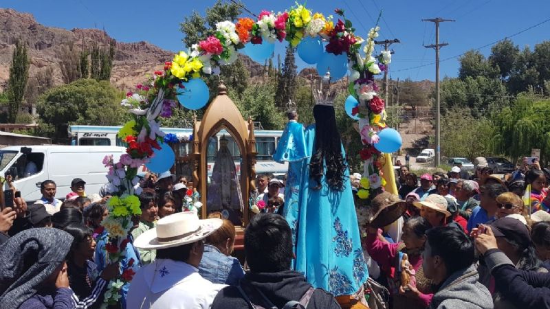 La Madre del Valle visitó por primera vez el pueblo jujeño de Tilcara
