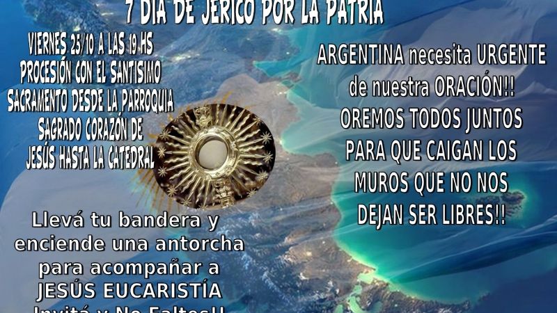 Jornada de oración por la Patria