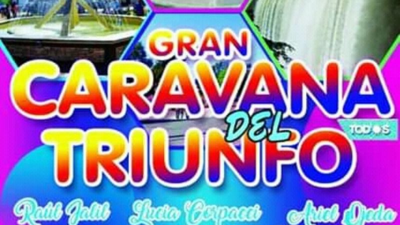 Candidatos de El Alto cierran campaña con una gran caravana