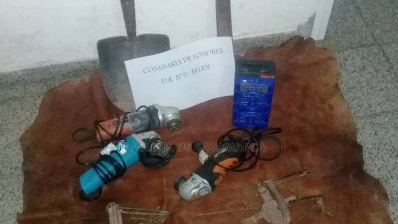 Detienen a un joven en Belén por el robo de varias herramientas