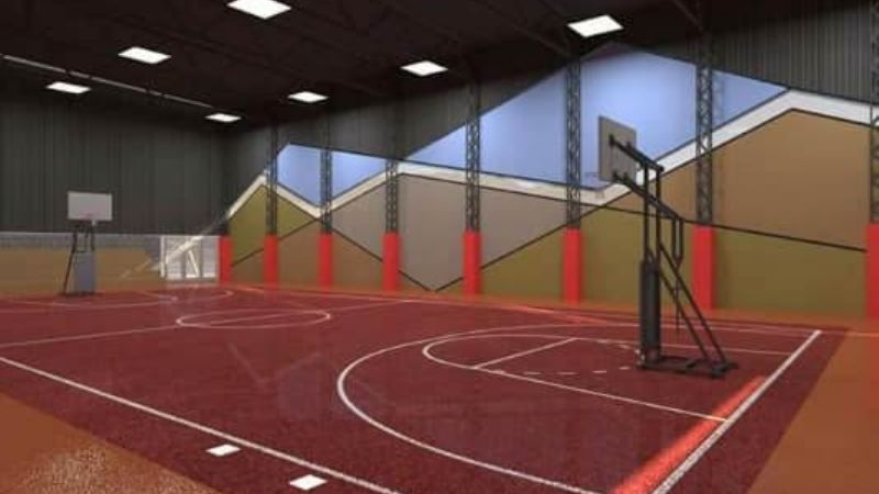 Tareas en el complejo deportivo municipal 'El Gigante'