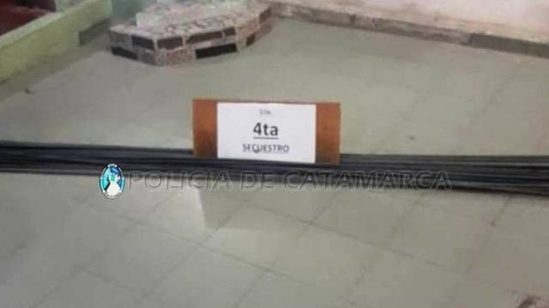 Recuperan elementos robados de una obra en construcción