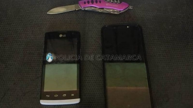Detienen a una mujer con un celular robado