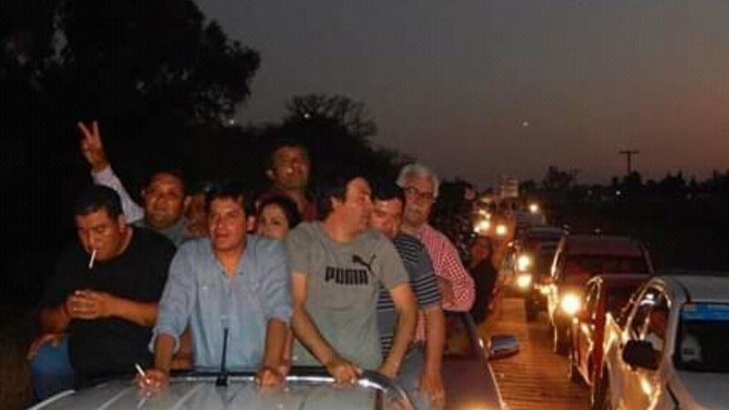 Multitudinario cierre de campaña en Tapso