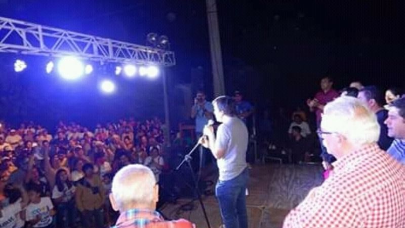 Multitudinario cierre de campaña en Tapso